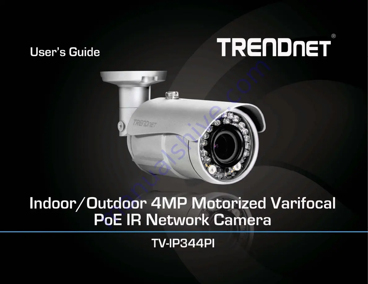 TRENDnet TV-IP344PI User Manual Download Page 1