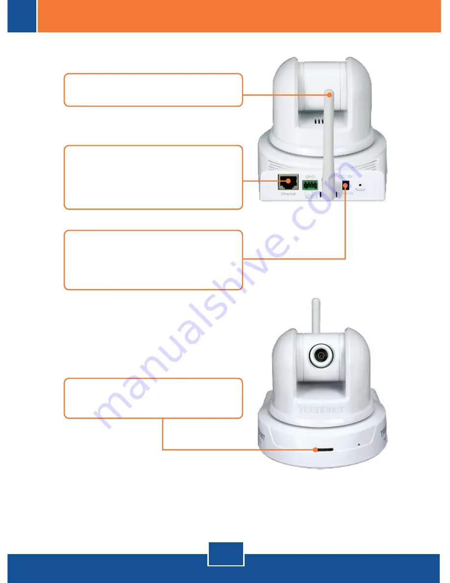 TRENDnet TV-IP410 - Pan/Tilt Internet Camera Server Network Скачать руководство пользователя страница 5