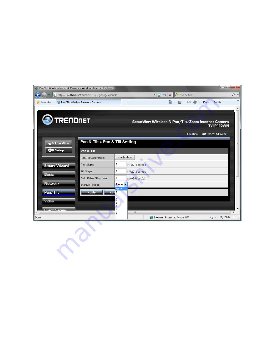 TRENDnet TV-IP410WN User Manual Download Page 38