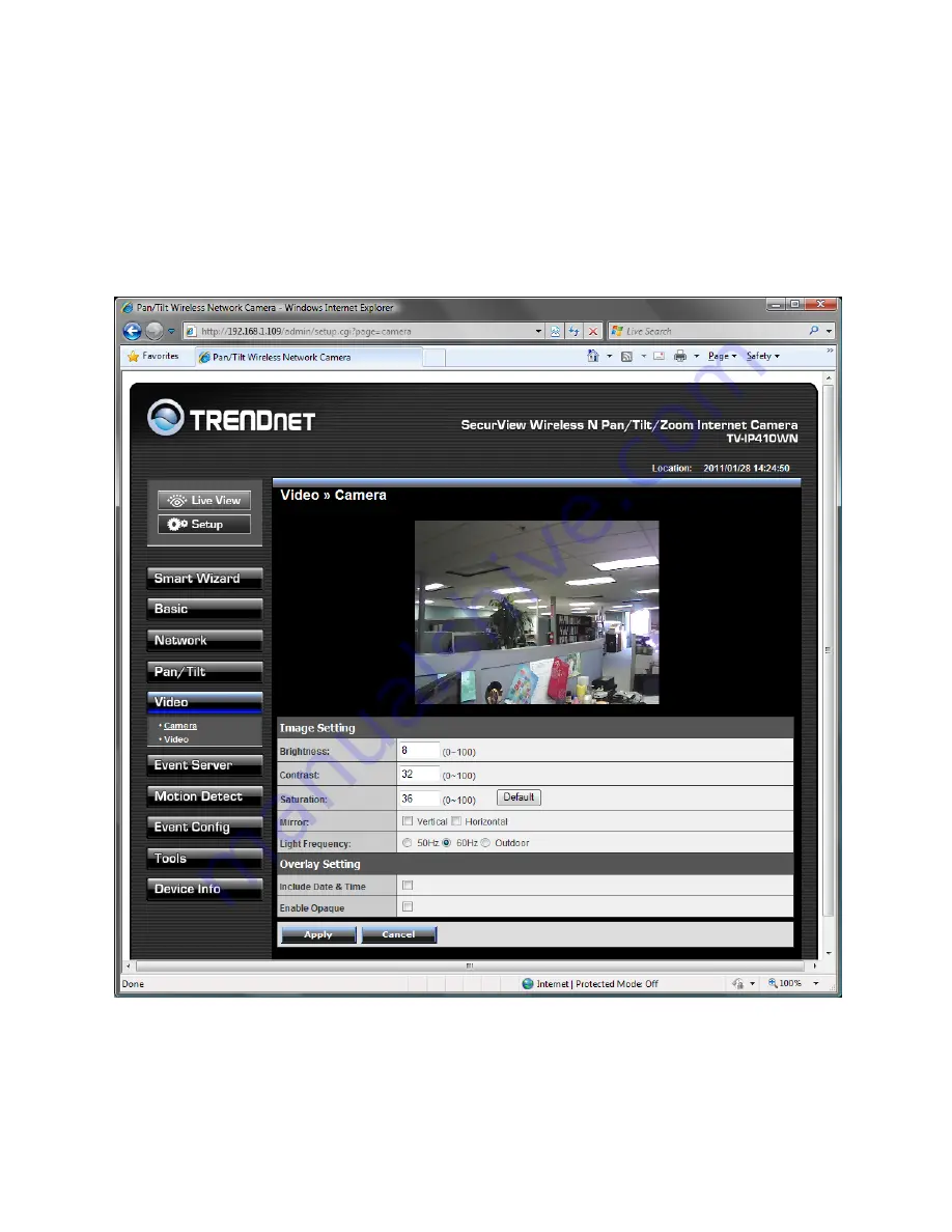 TRENDnet TV-IP410WN User Manual Download Page 39