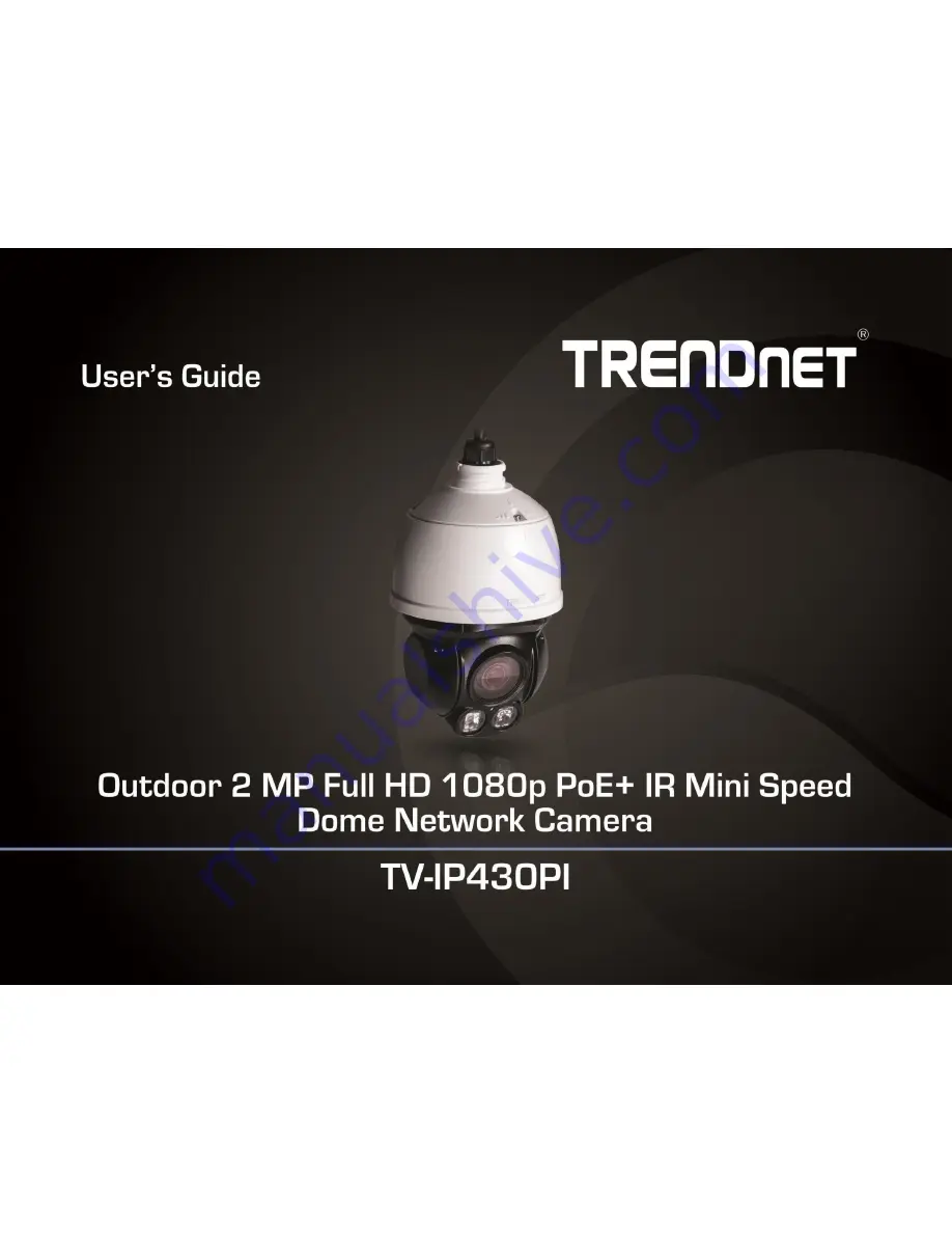 TRENDnet TV-IP430PI Скачать руководство пользователя страница 1