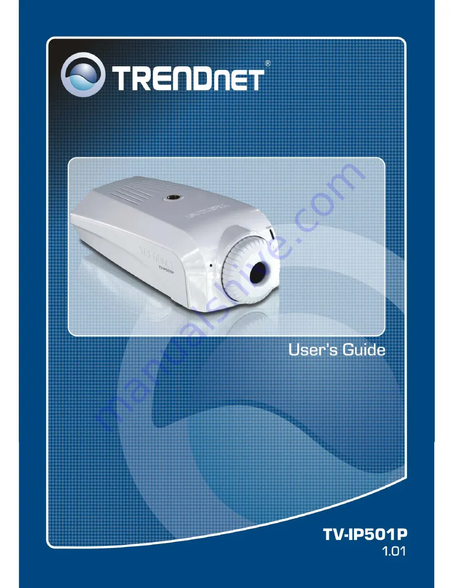 TRENDnet TV-IP501P - ProView PoE Internet Camera Network User Manual Download Page 1