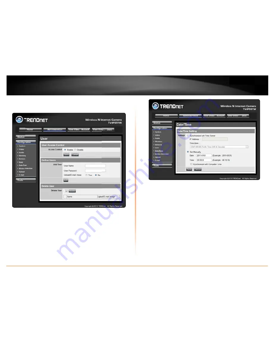 TRENDnet TV-IP551W User Manual Download Page 19