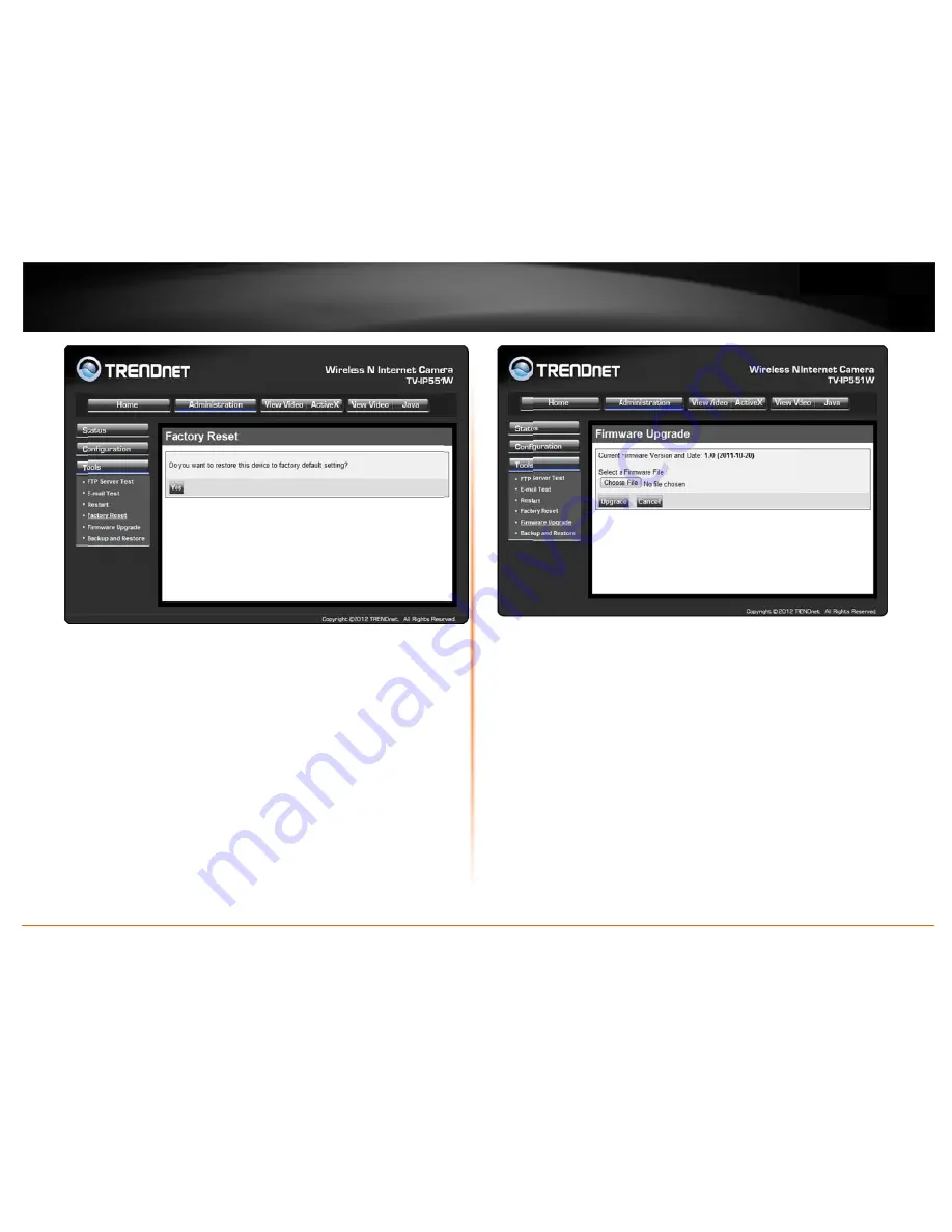 TRENDnet TV-IP551W User Manual Download Page 24