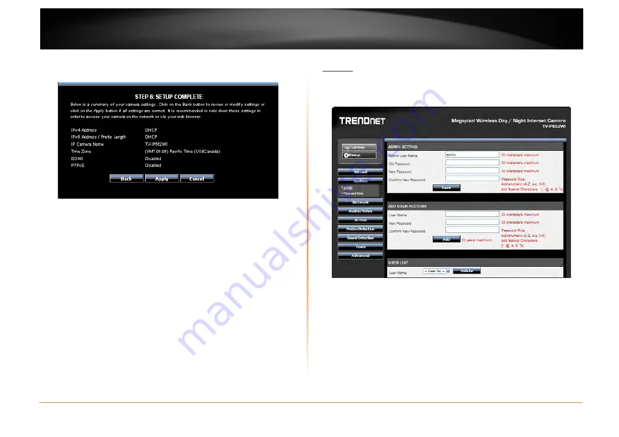 TRENDnet TV-IP562WI User Manual Download Page 35