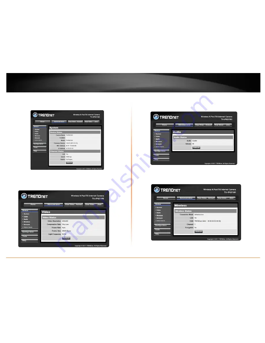 TRENDnet TV-IP651W User Manual Download Page 15