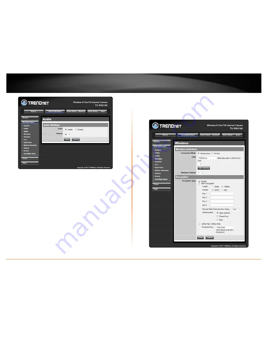 TRENDnet TV-IP651W User Manual Download Page 18