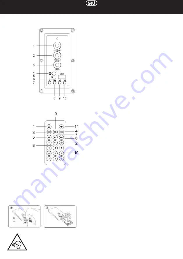 Trevi AVX 575 BT Instruction Manual Download Page 9