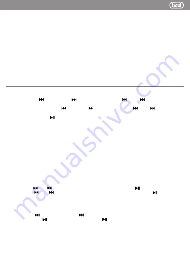 Trevi CMP 583 DAB User Manual Download Page 14