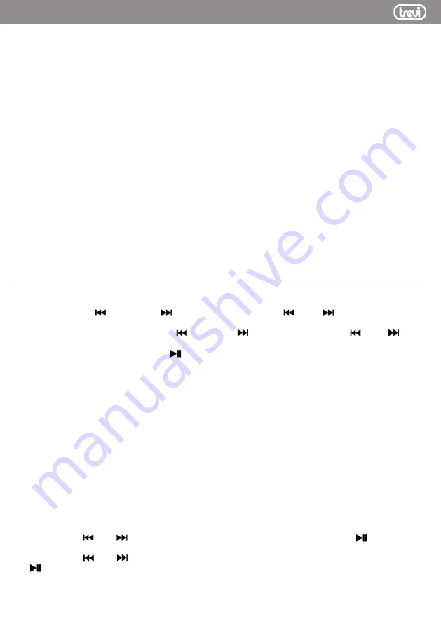 Trevi CMP 583 DAB User Manual Download Page 36