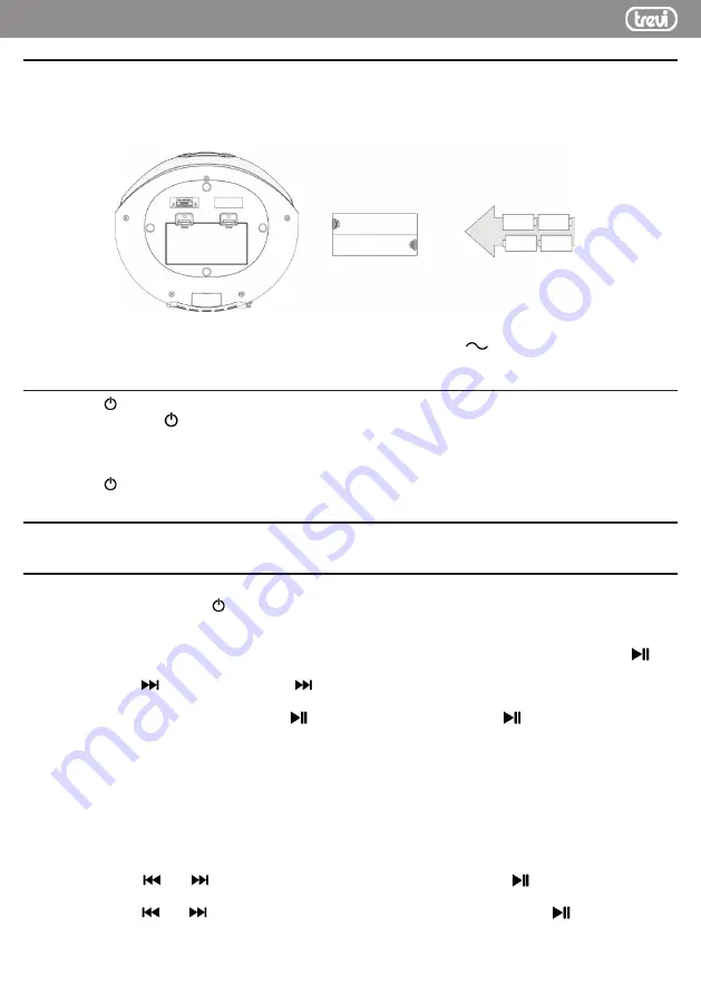 Trevi CMP 588 DAB Скачать руководство пользователя страница 12