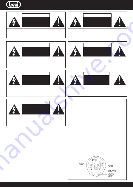 Trevi EC 883 BL User Manual Download Page 2