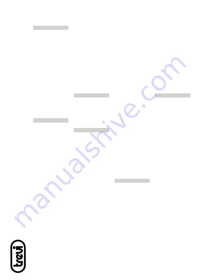 Trevi HE 3375TS User Manual Download Page 33