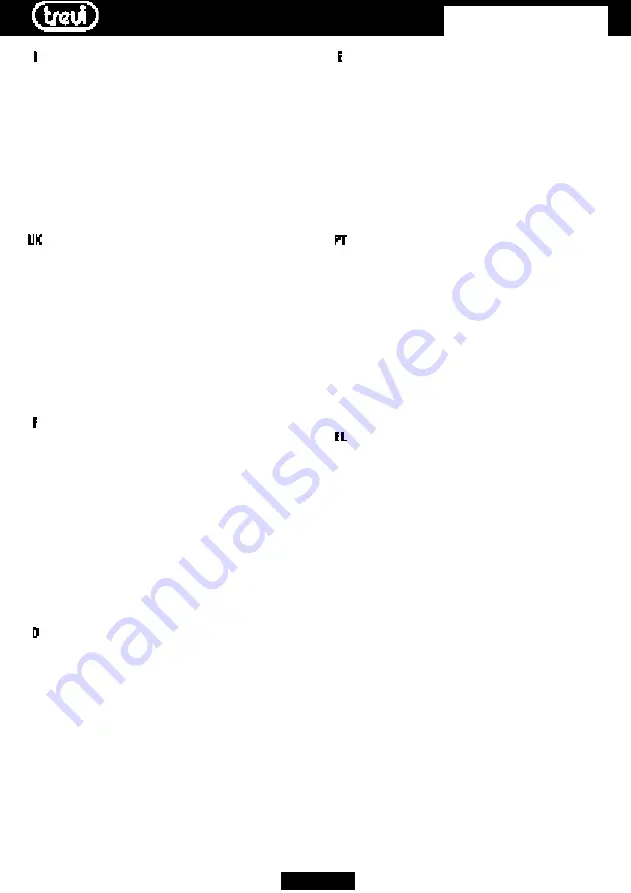 Trevi ME 3140 User Manual Download Page 11