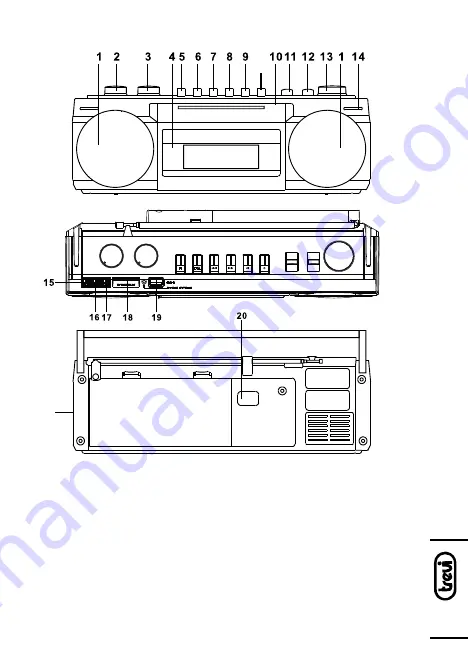 Trevi RR 501BT User Manual Download Page 3