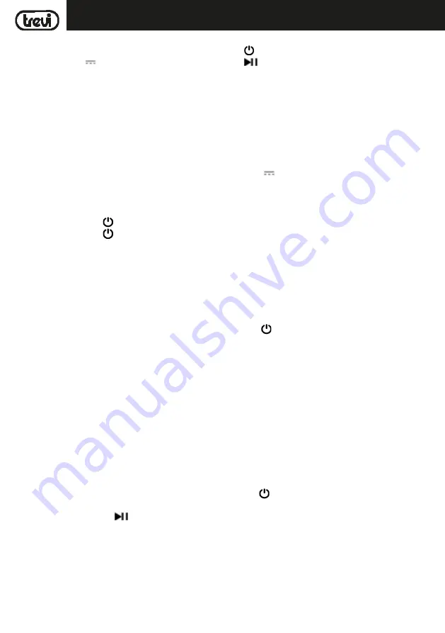 Trevi SB 8312 TV User Manual Download Page 12