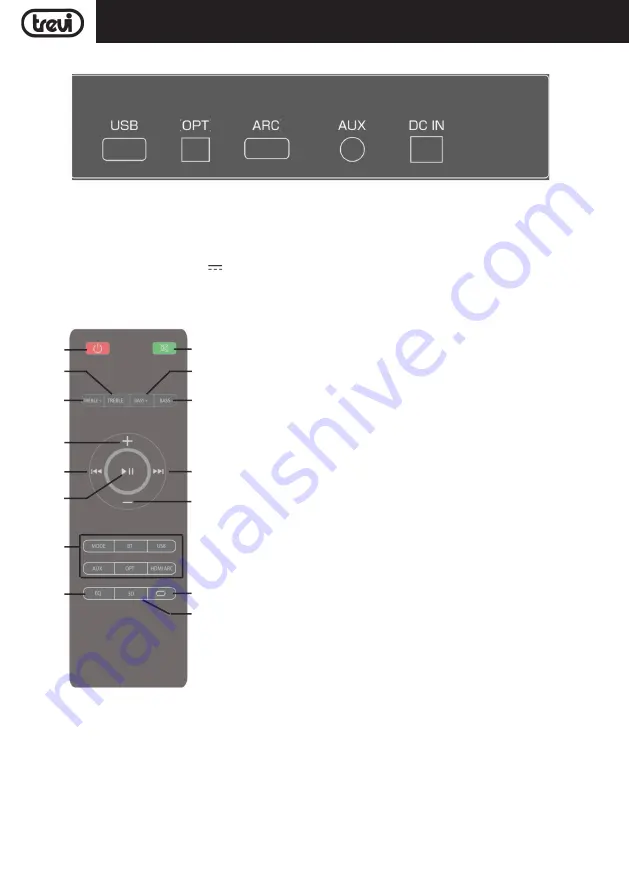 Trevi SB 8380 SW User Manual Download Page 11