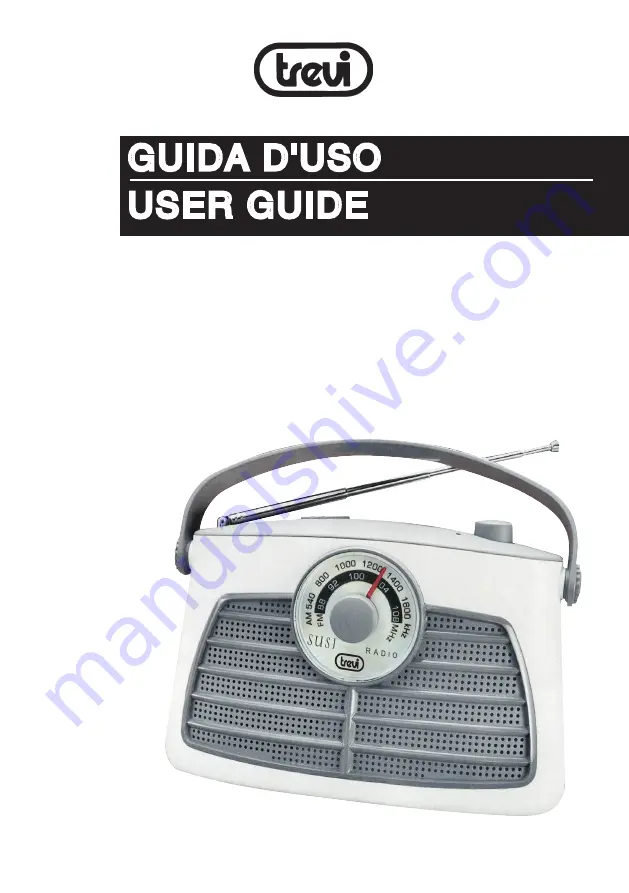 Trevi SUSI RA 763V User Manual Download Page 1