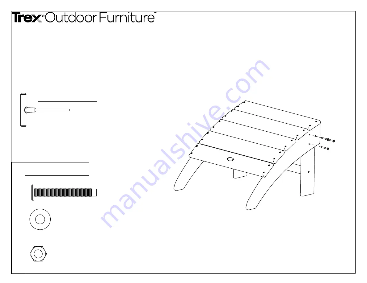 TREX Outdoor Furniture TXA15 Скачать руководство пользователя страница 2