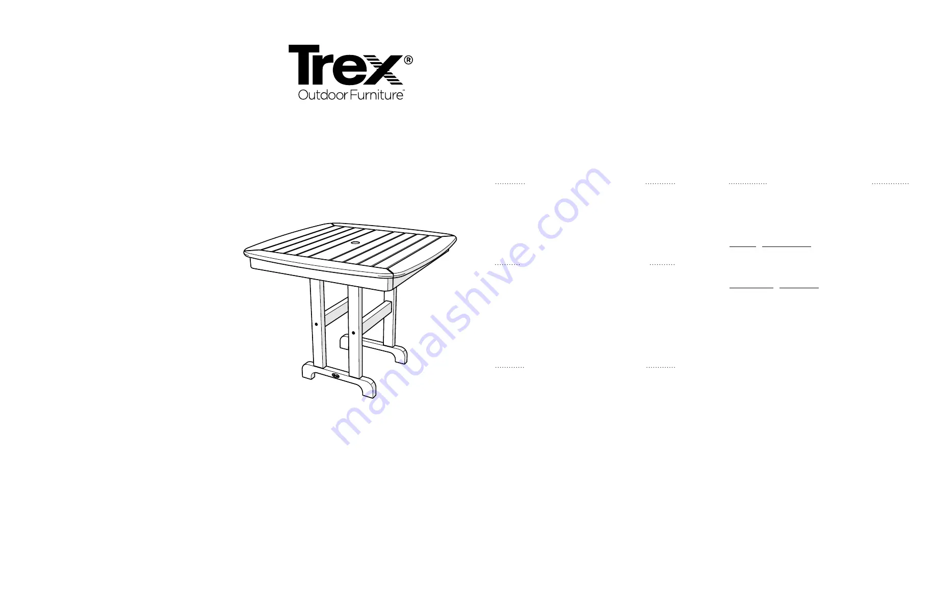 TREX TXN37 Скачать руководство пользователя страница 1