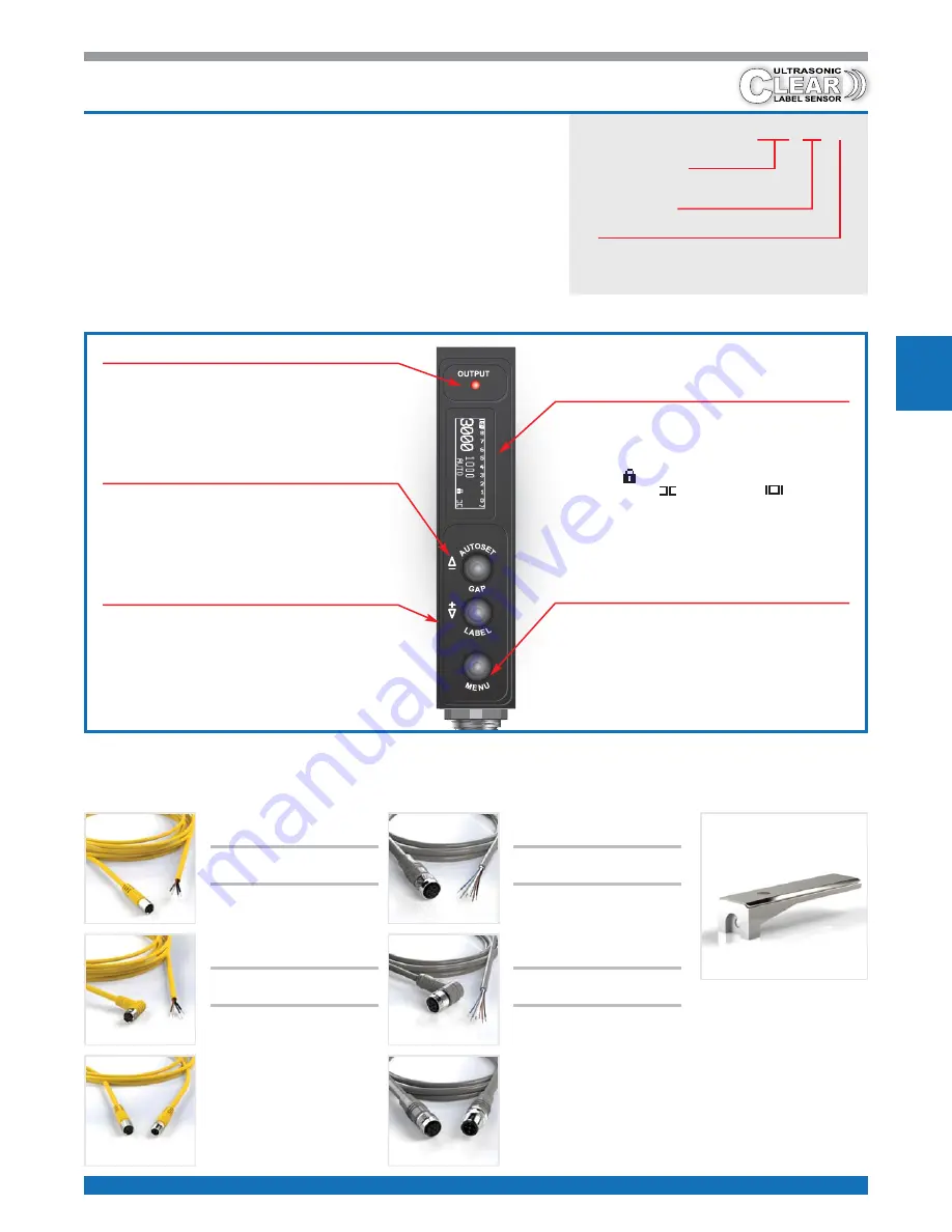 Tri-Tronics Ultrasonic Clear Label Sensor Manual Download Page 5