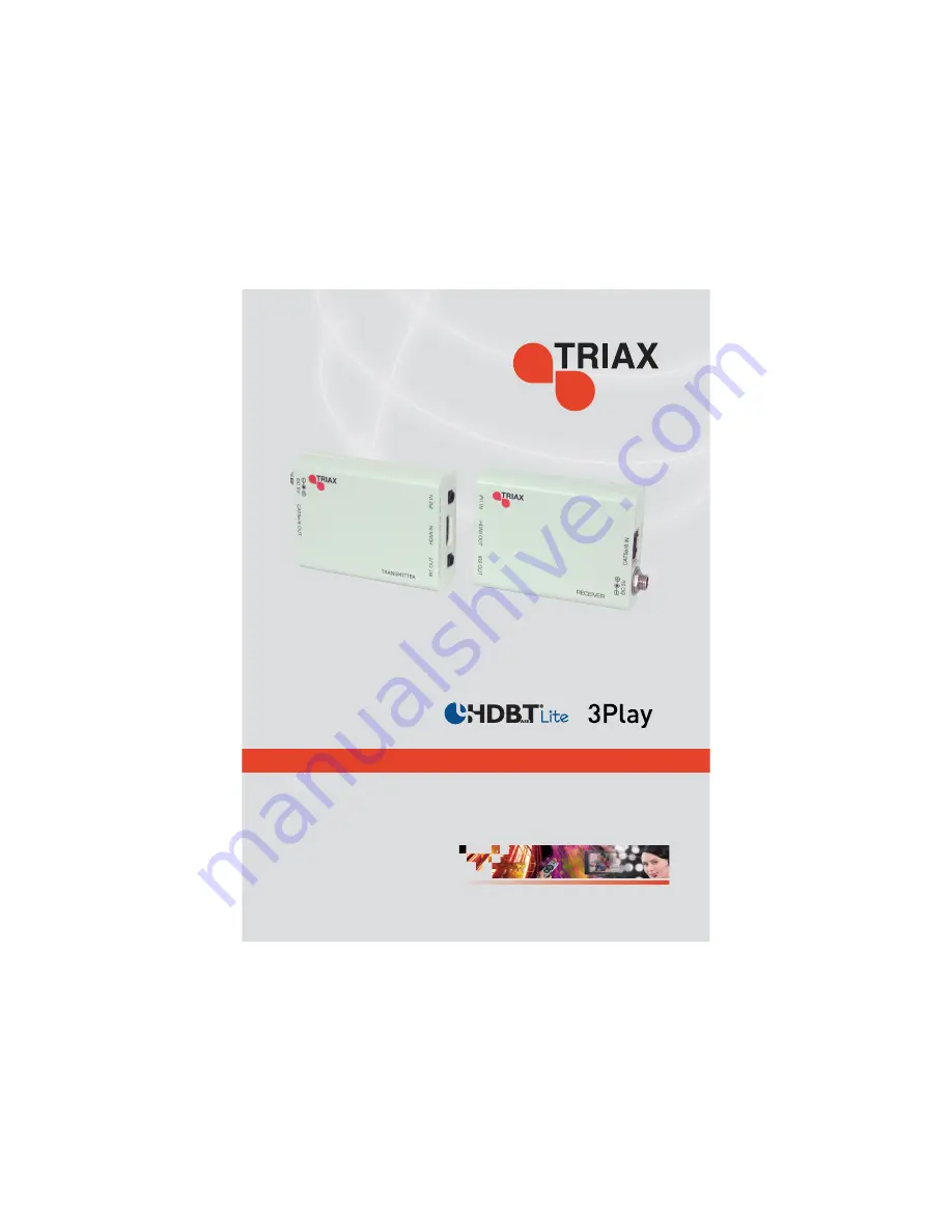 Triax HES Lite RX Скачать руководство пользователя страница 1