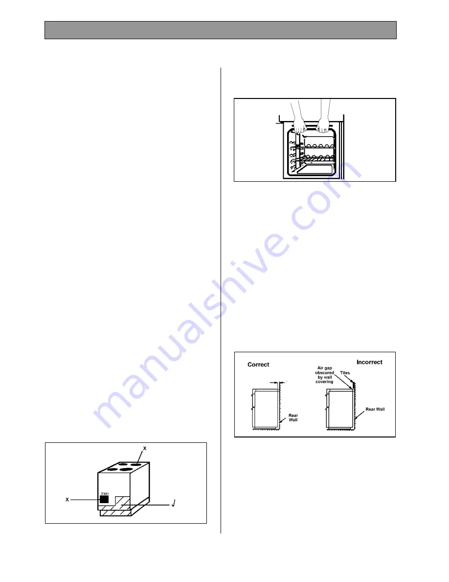 Tricity Bendix RE50G Operating And Installation Instructions Download Page 8