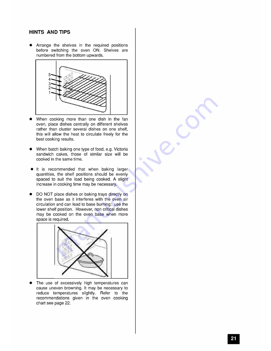 Tricity Bendix SIE 520 Operating And Installation Instructions Download Page 21