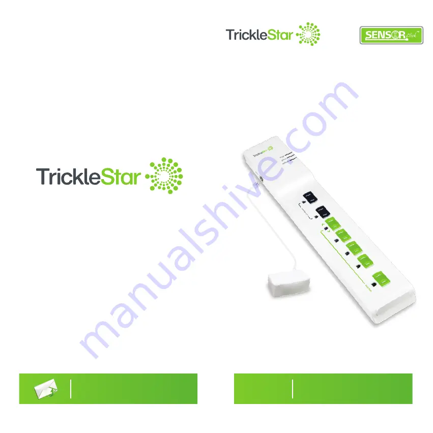 TrickleStar SensorClick TS1802MS Quick Start Manual & Instructions Download Page 1