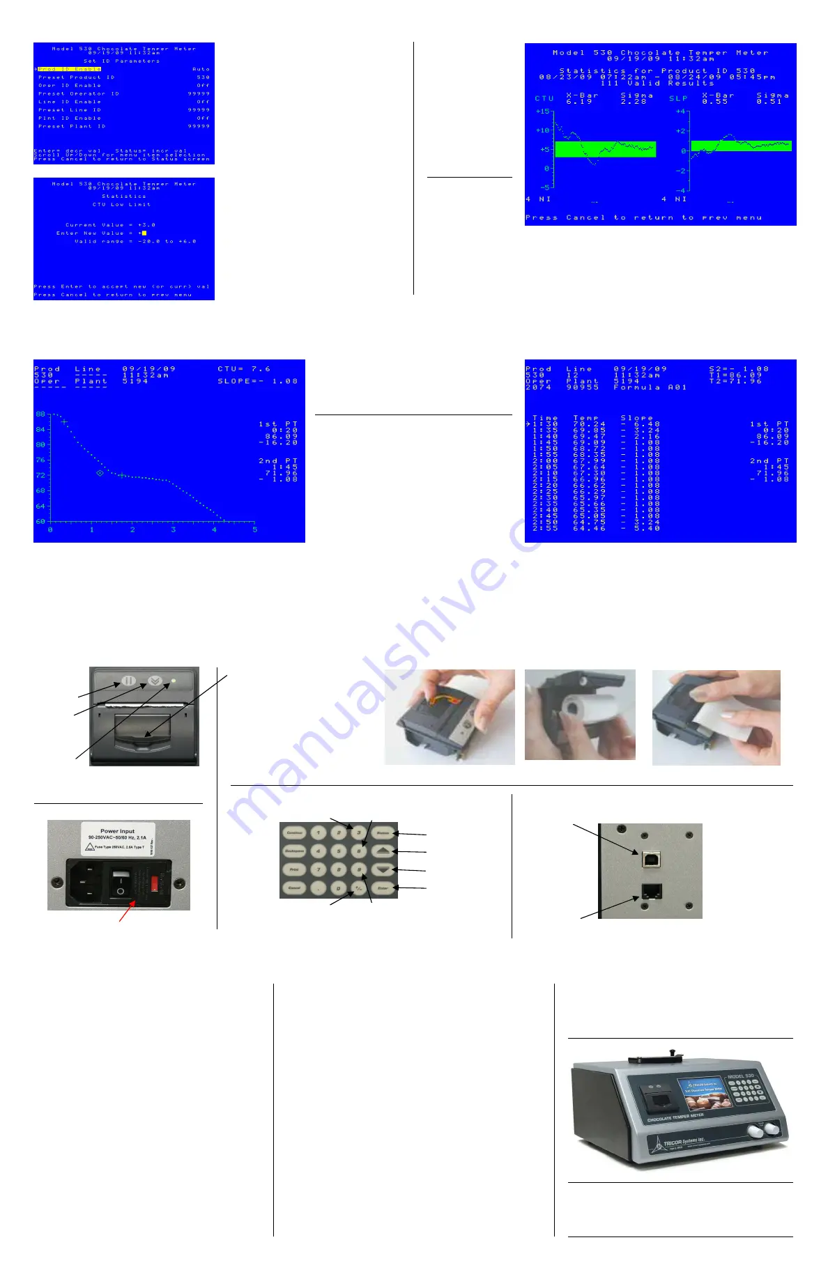 Tricor 530 Quick Start Manual Download Page 2