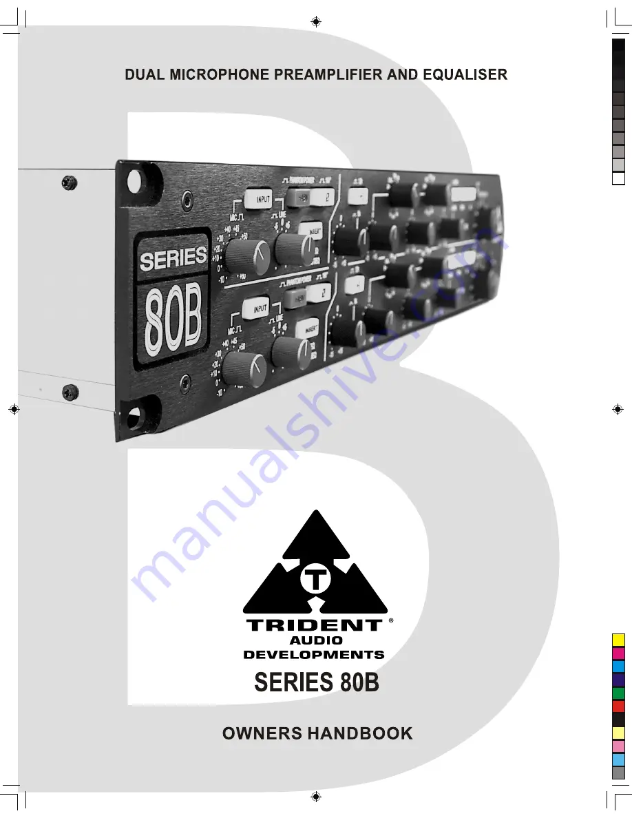 Trident 80B Series Owner'S Handbook Manual Download Page 1