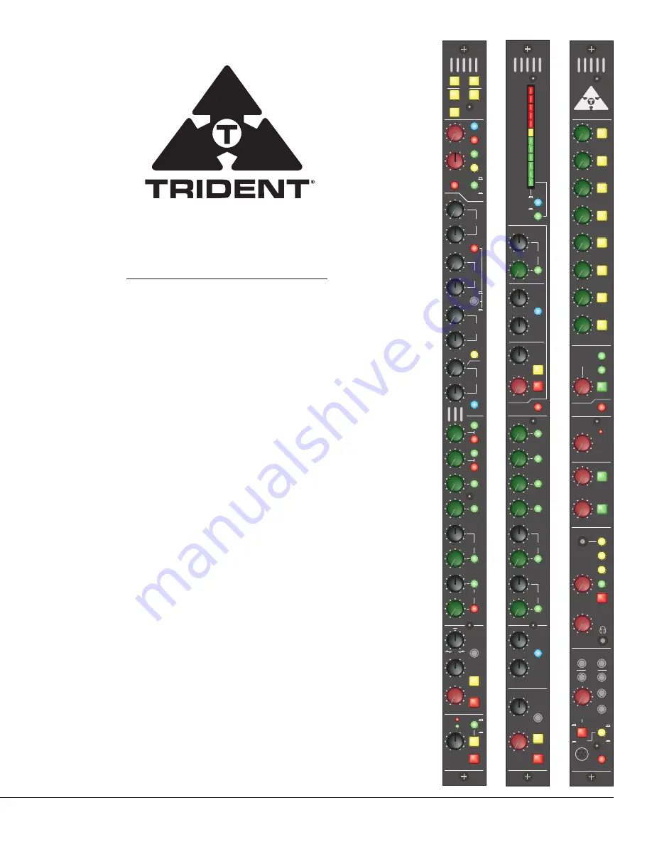 Trident 88 Owner'S Manual Download Page 3