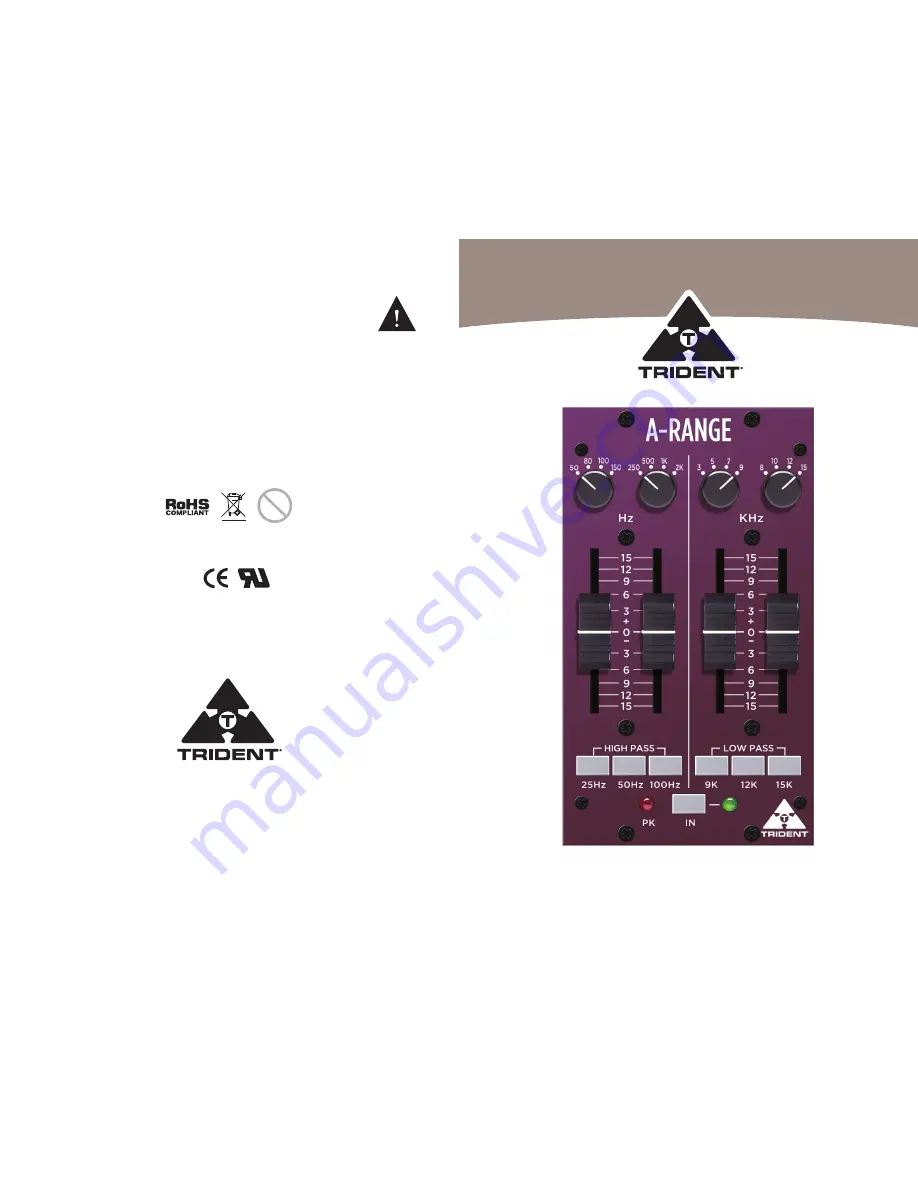 Trident A-Range 500 User Manual Download Page 1