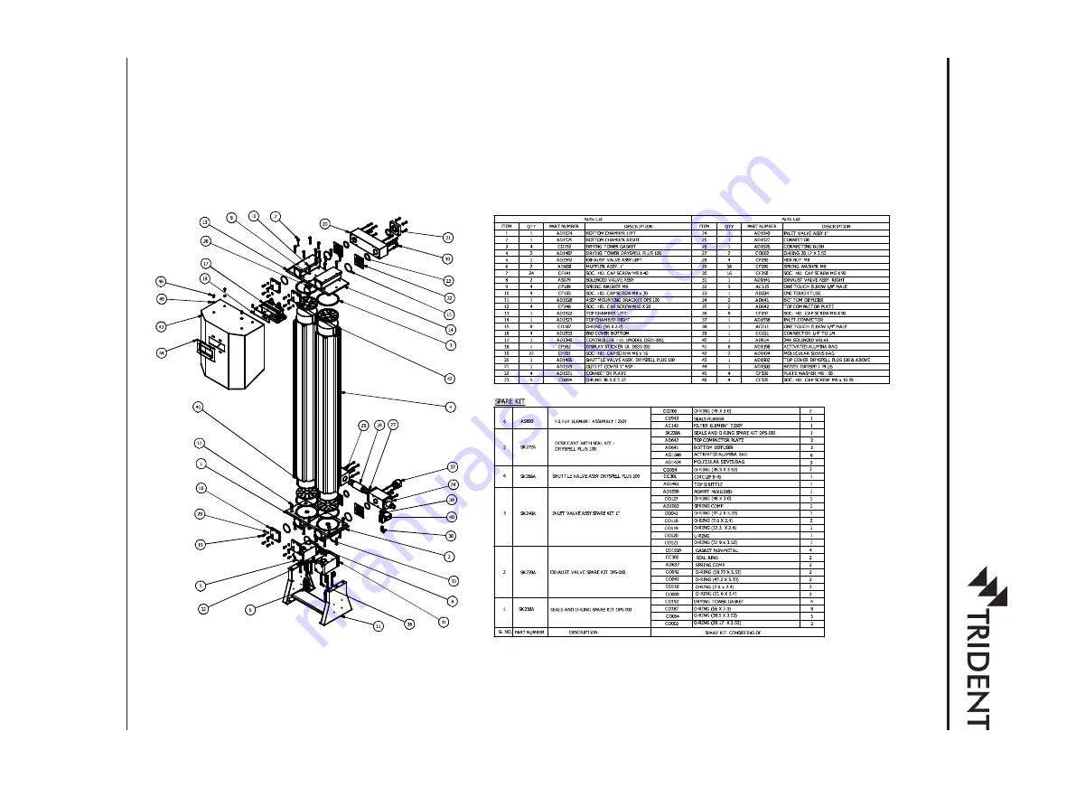 Trident DRYSPELL PLUS 10 Manual Download Page 44