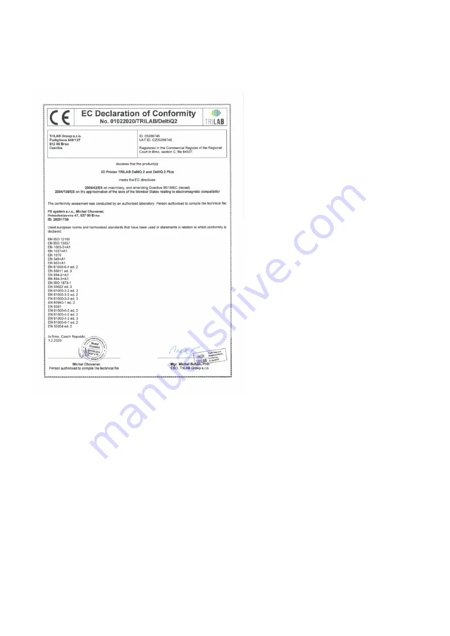 TRILAB DeltiQ 2 Manual Download Page 3