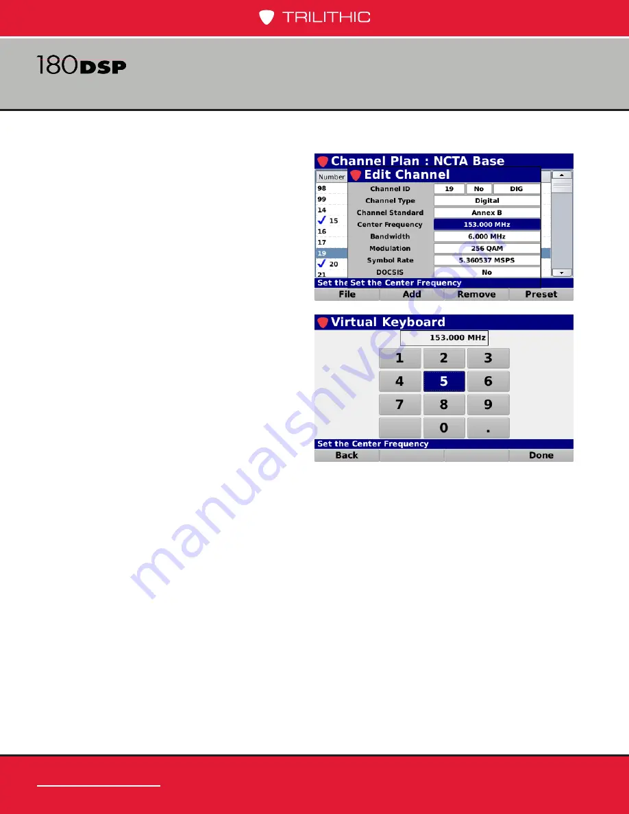 Trilithic 180 DSP Operation Manual Download Page 119