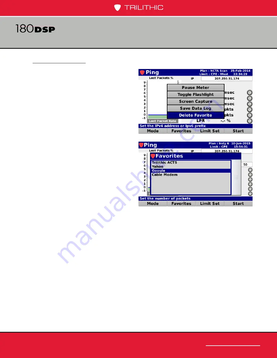 Trilithic 180 DSP Operation Manual Download Page 337