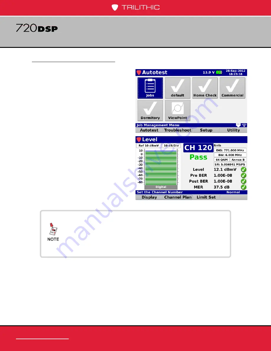 Trilithic 720 DSP Operation Manual Download Page 54