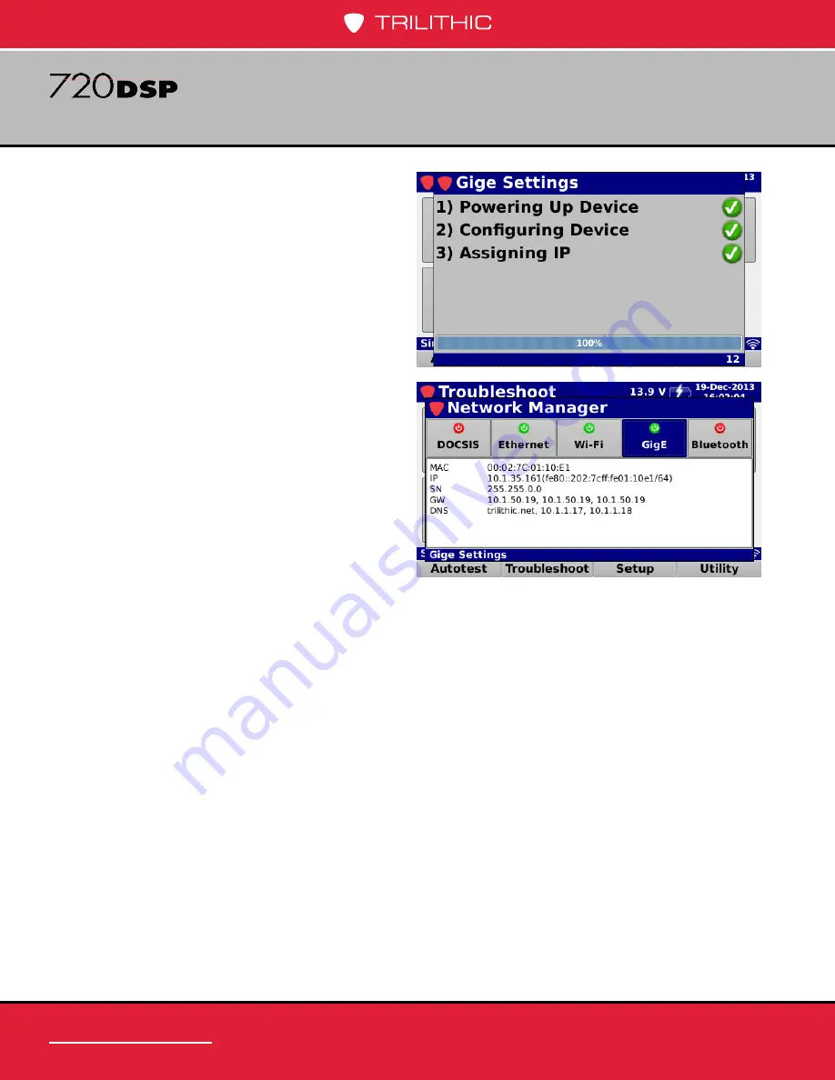 Trilithic 720 DSP Operation Manual Download Page 68