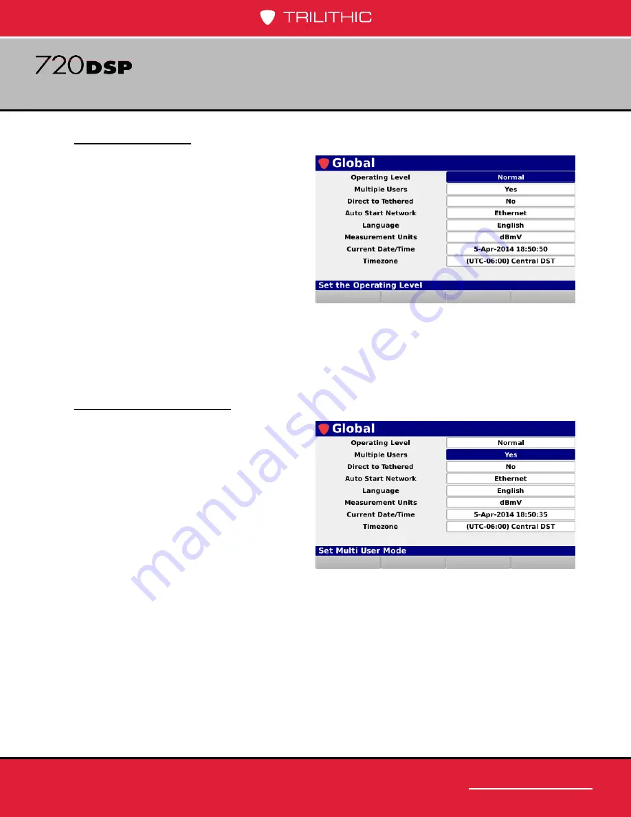 Trilithic 720 DSP Operation Manual Download Page 93