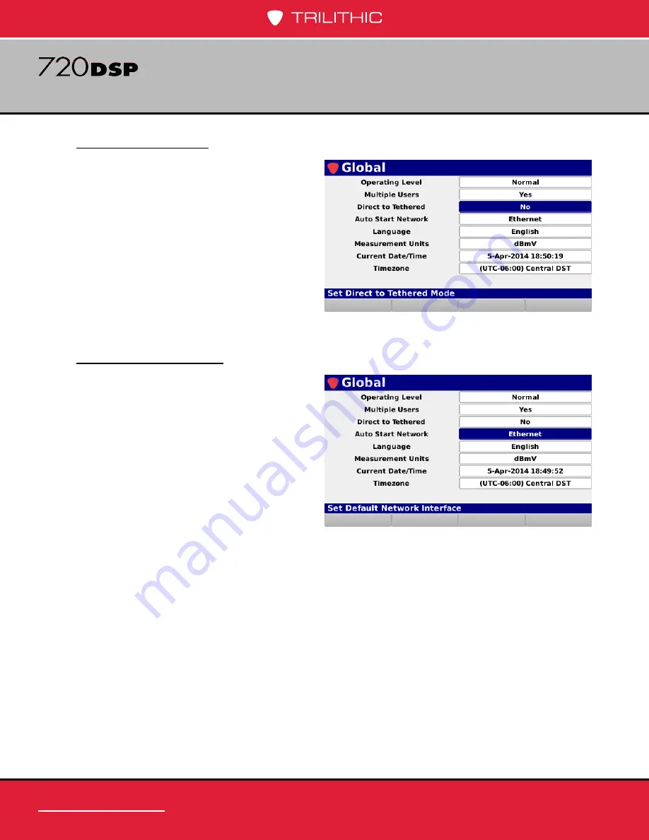 Trilithic 720 DSP Operation Manual Download Page 94