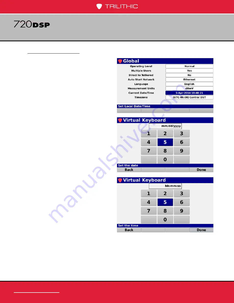 Trilithic 720 DSP Operation Manual Download Page 96