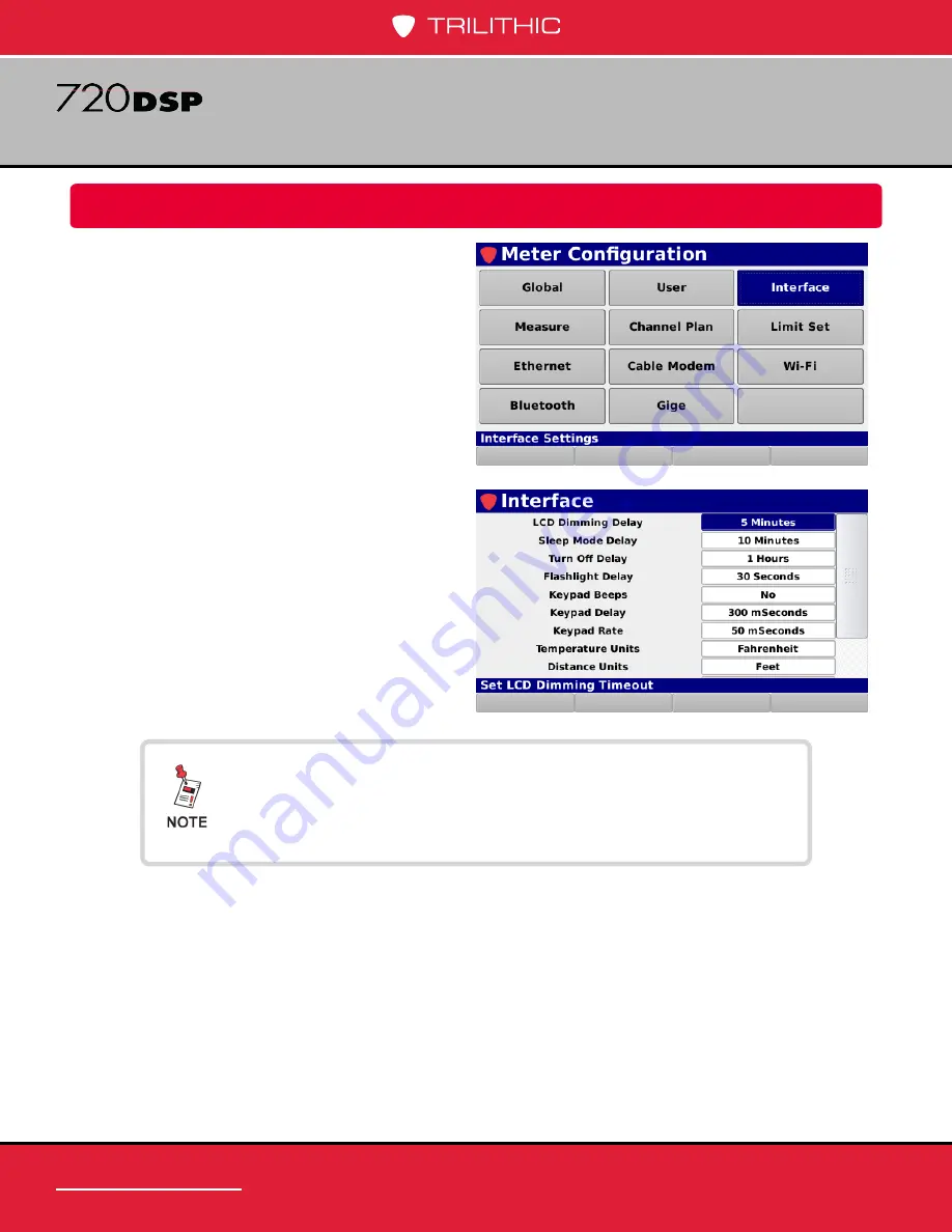 Trilithic 720 DSP Operation Manual Download Page 102