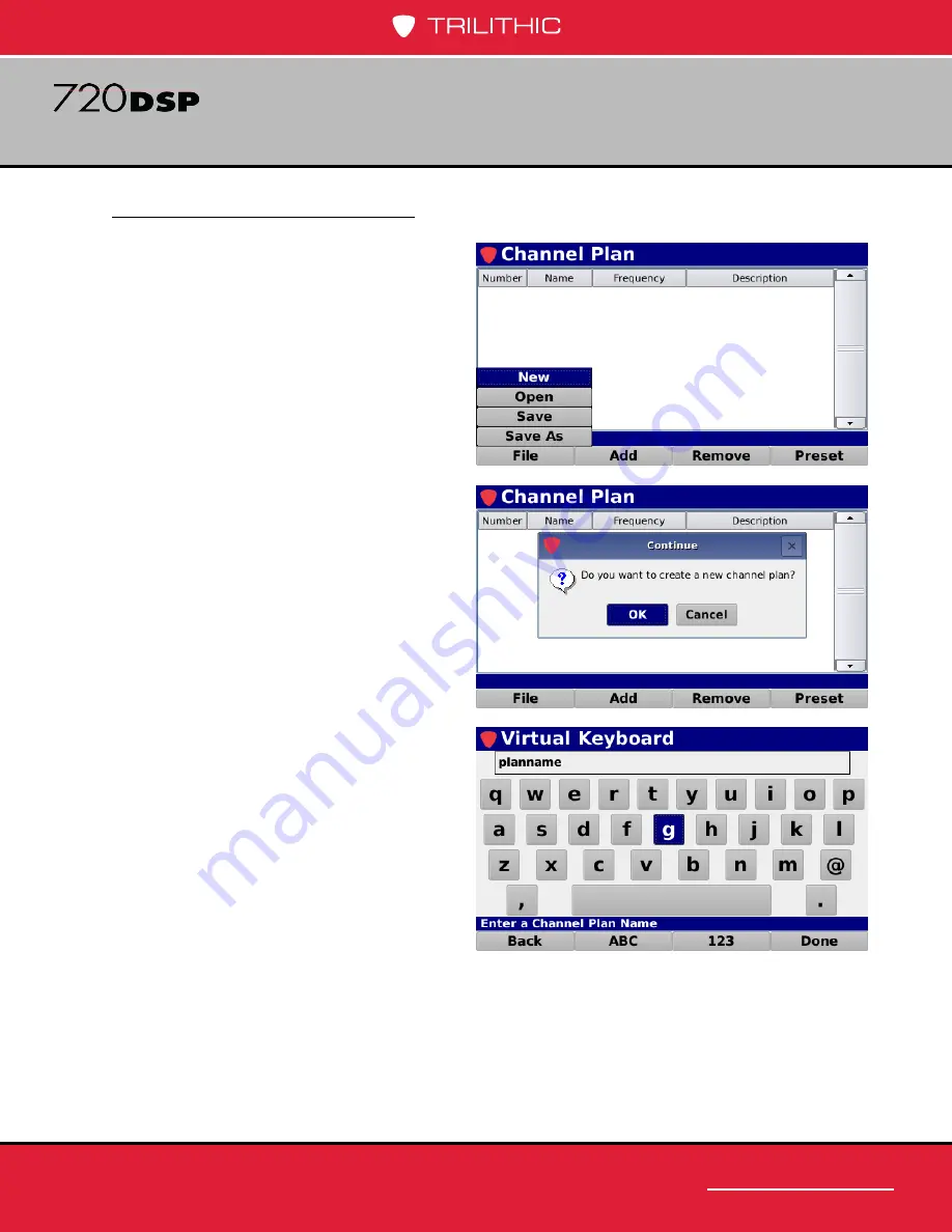 Trilithic 720 DSP Operation Manual Download Page 117