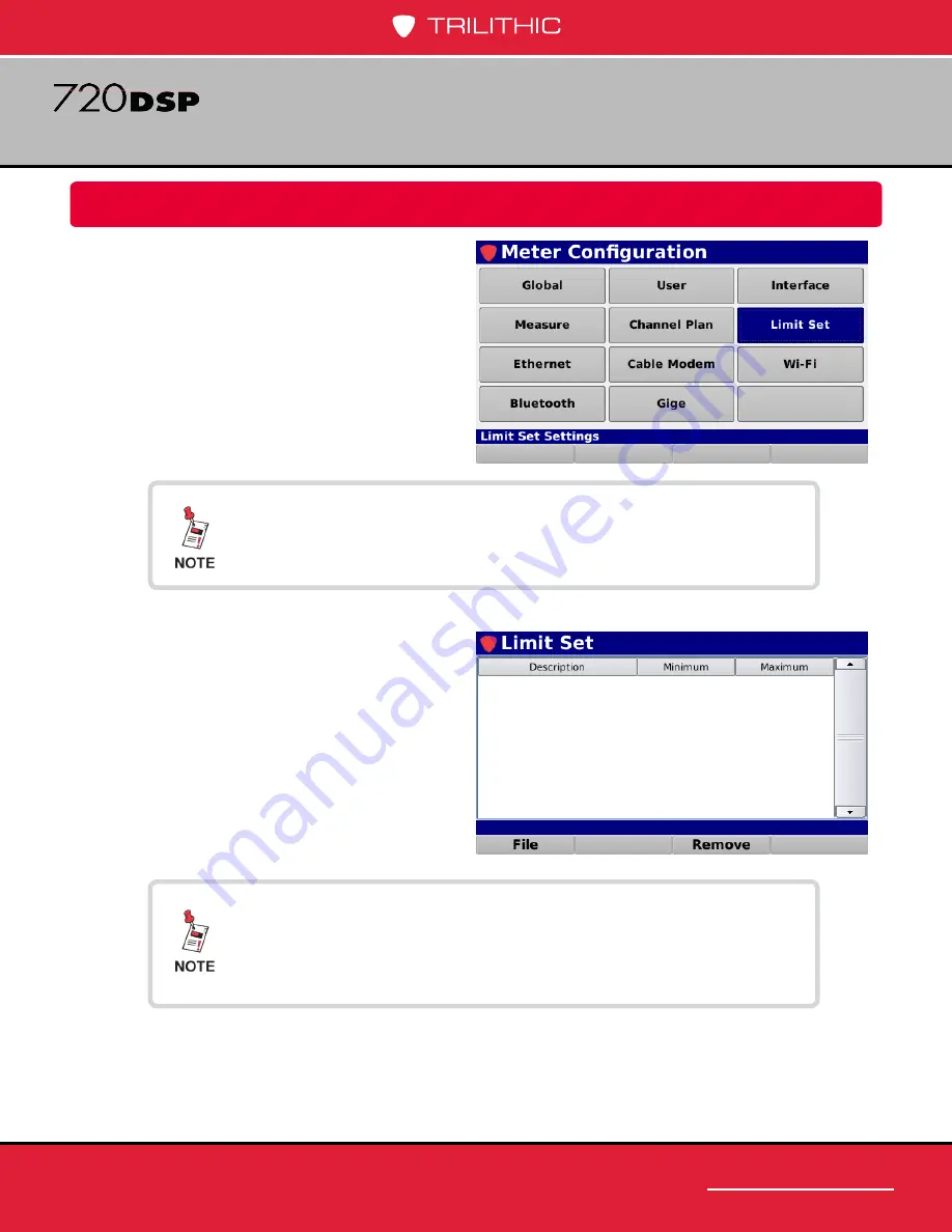 Trilithic 720 DSP Operation Manual Download Page 135