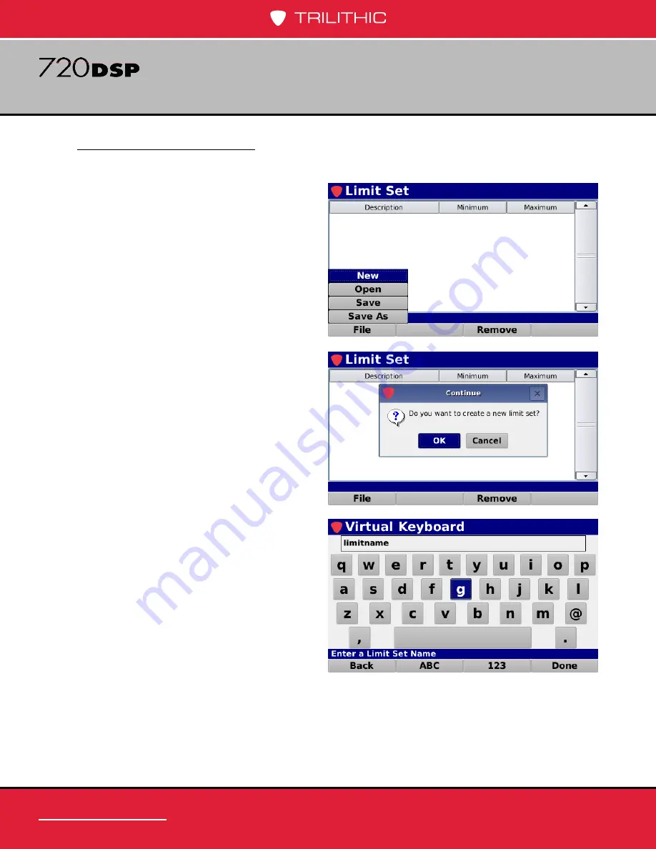 Trilithic 720 DSP Operation Manual Download Page 136