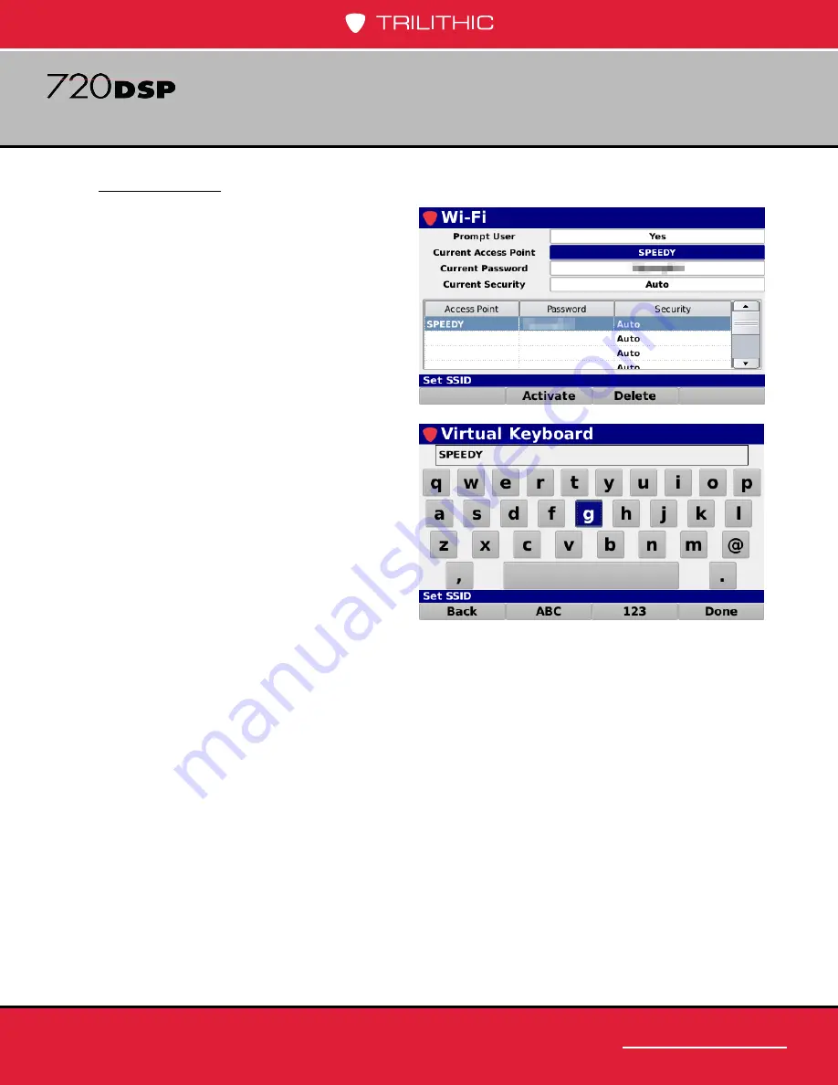 Trilithic 720 DSP Operation Manual Download Page 157