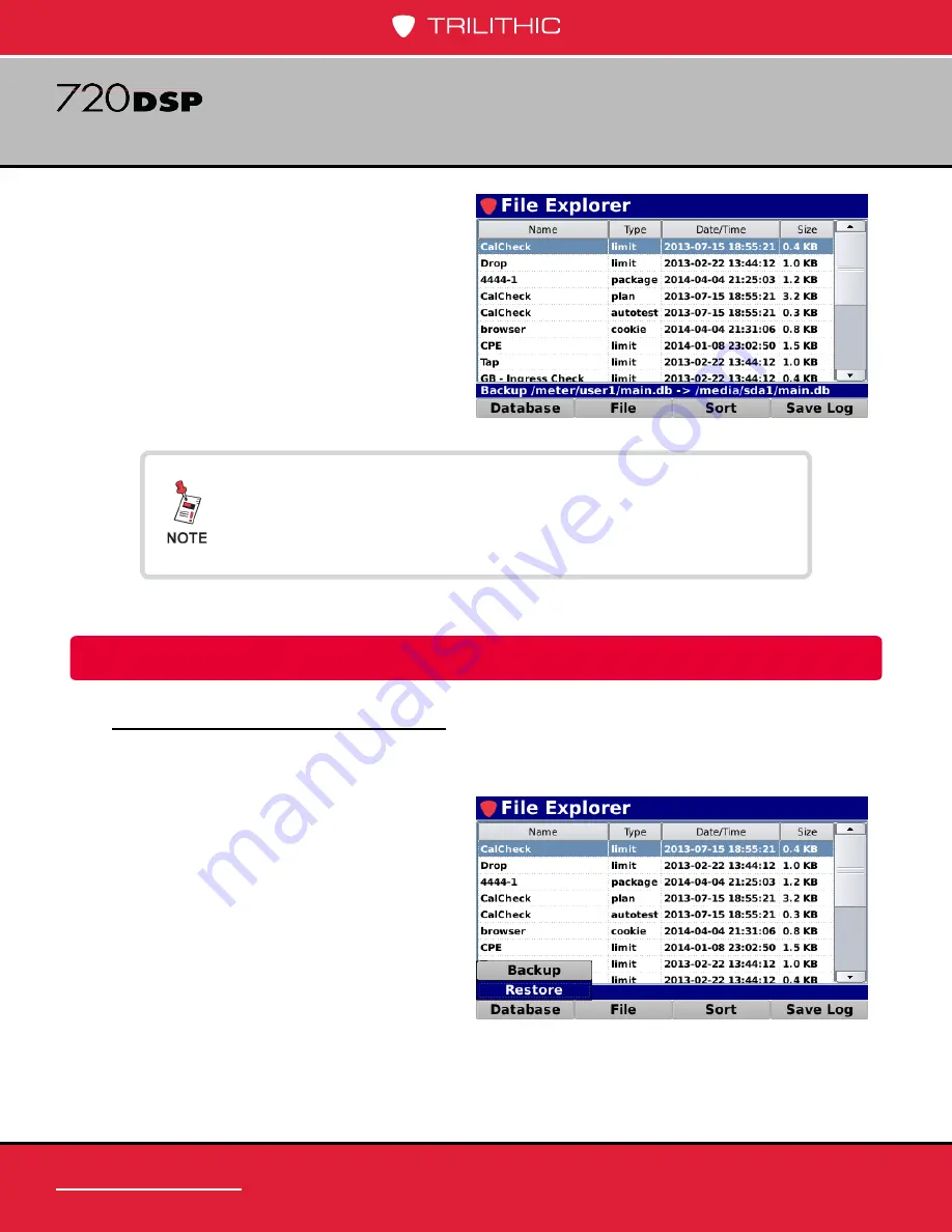 Trilithic 720 DSP Operation Manual Download Page 174