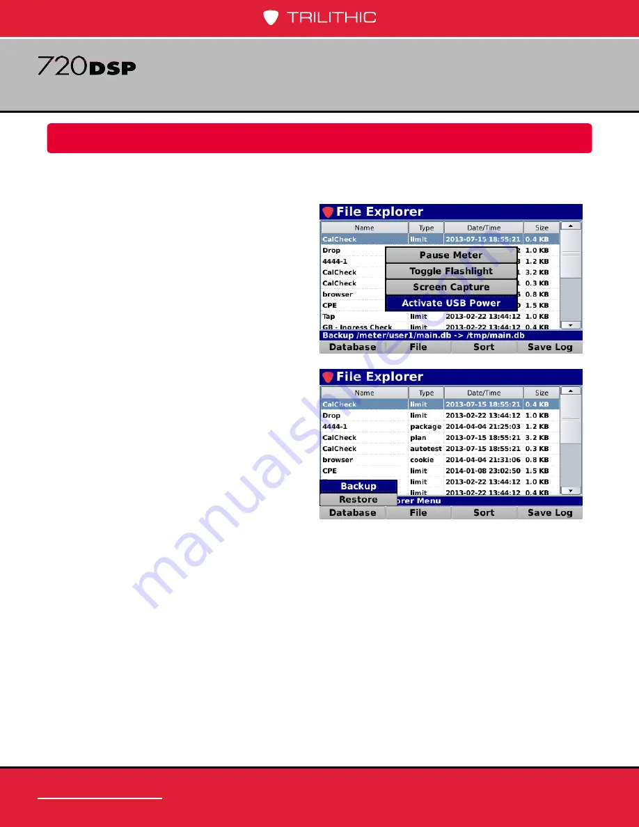 Trilithic 720 DSP Operation Manual Download Page 176