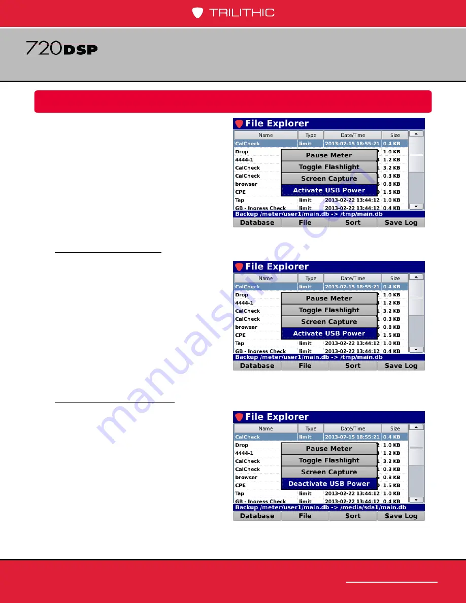 Trilithic 720 DSP Operation Manual Download Page 189